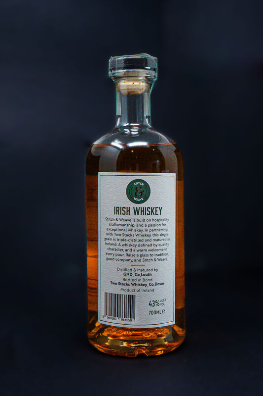 Whiskey bottle label
